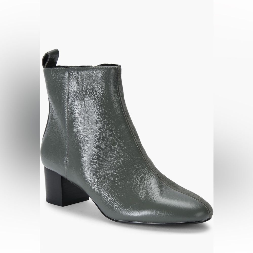 New Kurt Geiger London Elmer Block Heel Bootie Women’s Size 36.5 EU 6.5 US